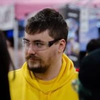 Brennan Bibic at an FRC event